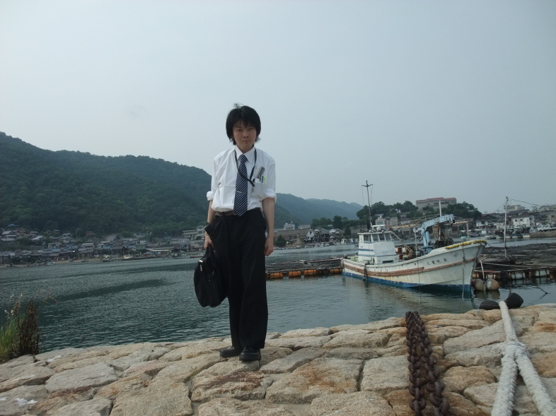 鞆の浦の港(鞆港)の増田真知宇(ますだまちう)先生 鞆の浦の港(鞆港)の増田真知宇(ますだまちう)先生